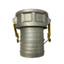 Adaptador con orejas para manguera de descarga de 4"