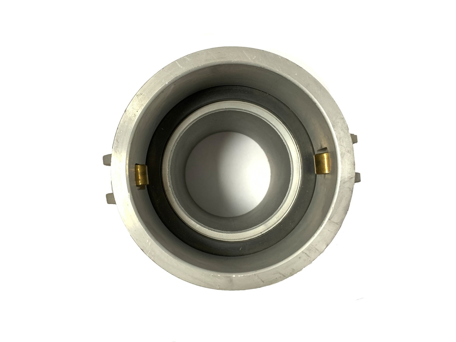 Adaptador con orejas para manguera de descarga de 4"