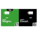 Calcomania pemex magna/diesel de 20.5 x 42.5(Nuevo diseño)
