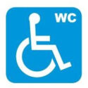Señalamiento vitrocel Sanitario WC Minusvalidos