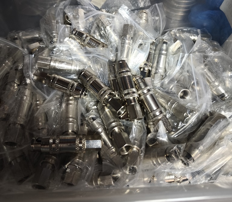 Inflador (Chuck) para dispensario electronico