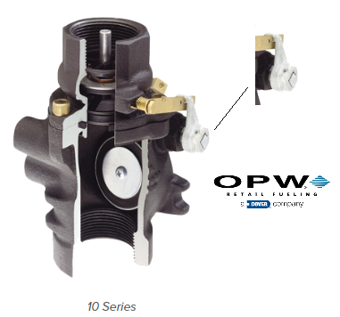 Valvula shutt off de 1 1/2" OPW Doble Popeta