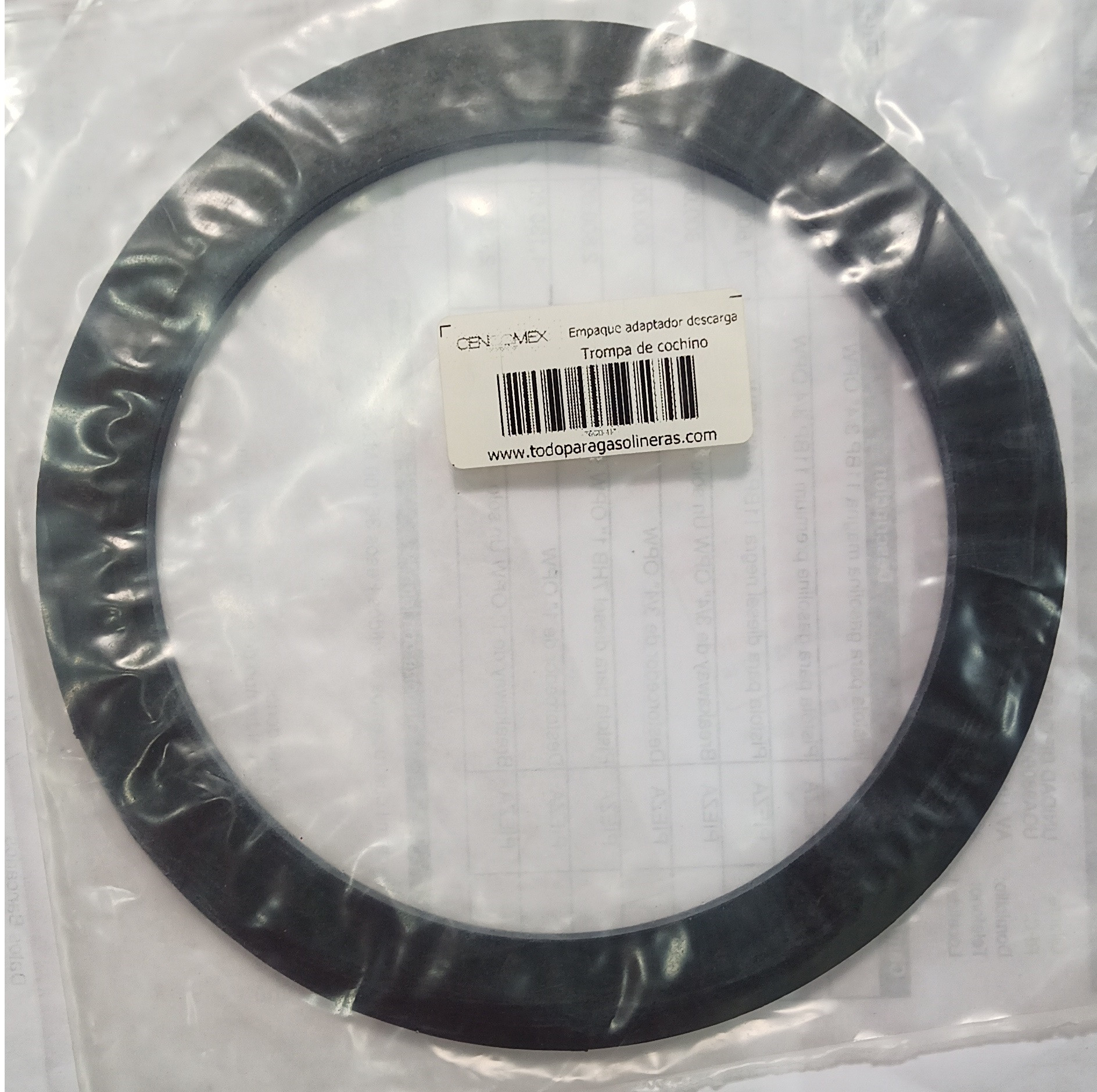 Empaque 6" para adap. de desc. de 6" x 4" CIVACON