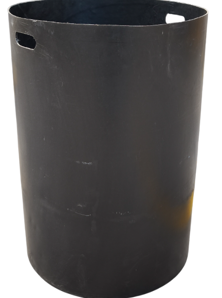 Bote de basura negro para bote hexagonal gris PEMEX