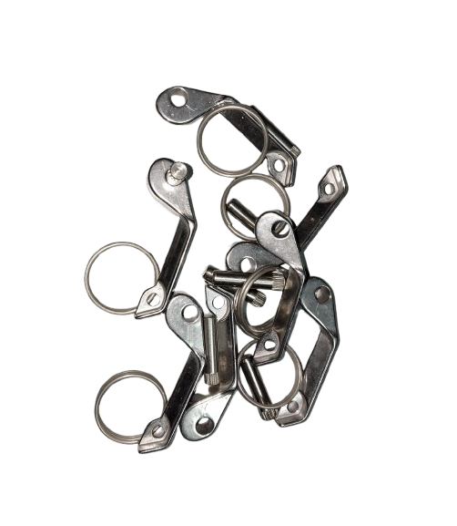 PAR OREJAS EN BRONCE PARA ADAPTADOR DE R.V. O DESCARGA